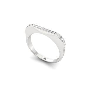 Luxury Sleek Uniform Round CVD Diamond Band <b>Ring</b> 10K Gold Plated Filled Lab Grown Wedding Anniversary Jewelry for Women - Product Image 1