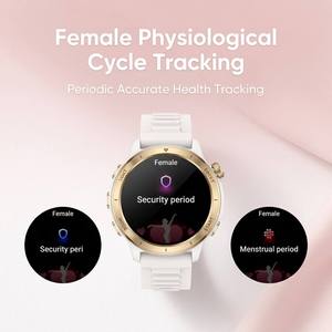 Montre connectée pour <span class=keywords><strong>femme</strong></span> K73, fabricant OEM ODM, écran AMOLED 1,32 pouces, suivi <span class=keywords><strong>de</strong></span> <span class=keywords><strong>la</strong></span> santé, plus <span class=keywords><strong>de</strong></span> 100 modes sportifs. - Product Image 3