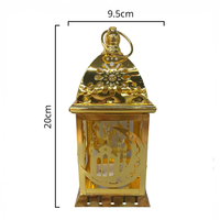 JL23192 grande lanterne LED lumière dorée fête célébration Eid Mubarak Ramadan et décoration de l'Aïd fournitures de fête PartyMaker