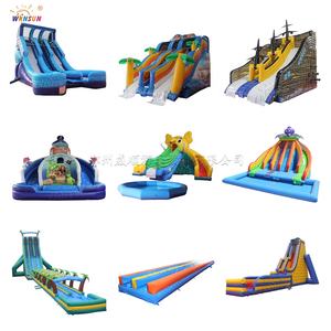 Glissière d'<span class=keywords><strong>eau</strong></span> gonflable à piste unique WINSUN <span class=keywords><strong>de</strong></span> grande taille Thrill Dropsick avec <span class=keywords><strong>tapis</strong></span> <span class=keywords><strong>de</strong></span> glissement pour adultes et enfants - Product Image 6