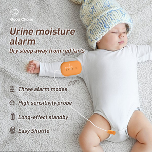 Alarma de enuresis con sensor magnético y diseño cómodo para entrenamiento de orinal, alarma de vibración sonora para orinar en la cama, monitor para bebés - Product Image 3