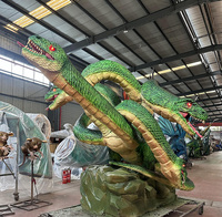 Centres de sciences Dragon mythique animatronique grandeur nature réaliste à vendre