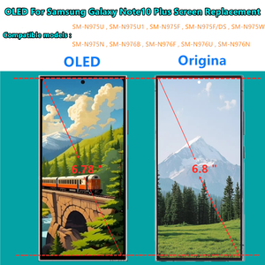 Venta al por mayor de teléfono móvil Display Note 10 + OLED Venta al por mayor para <span class=keywords><strong>Samsung</strong></span> Note10 Plus Pantalla táctil de 6,8 pulgadas con pantalla 1440X3040 N975 - Product Image 2