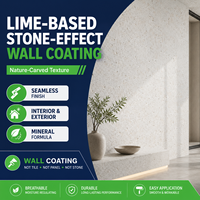 Revestimiento Líquido Acrílico Inorgánico Omnistone, Textura de Piedra Natural de Formación Única, Aplicación con Brocha, Suspensión de Alta Densidad