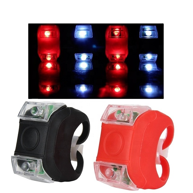 Mini Portable Waterproof LED Bicycle Light Set with Super Bright IPX4 Front/Rear Lights for Night Riding