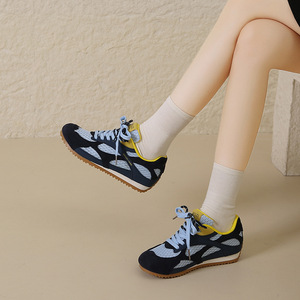 LYKU 2026 Nuevas Zapatillas Retro con Cordones para Mujer, Ligeras, Transpirables, Antiolor, con Suela Plana, para Caminar - Product Image 3