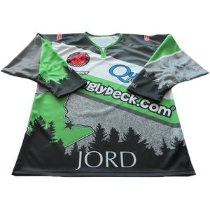 커스텀 프로 여성 카모 & 블루 Reversible 승화 아이스 하키 저지 최소 - Product Image 5