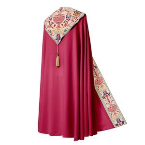 Mantello <span class=keywords><strong>Medievale</strong></span> Retrò da <span class=keywords><strong>Uomo</strong></span>, Abito da Preghiera, Costume da Chiesa, Mantello da Prete o Monaco per Carnevale, Mantello da Cavaliere per Halloween e Feste in Maschera - Product Image 4