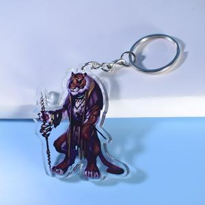 HanXin Custom Прозрачный кристаллический прозрачный акриловый брелок из эпоксидной смолы с индивидуальным принтом, дешевый гравированный акриловый Шарм