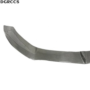 W205 Style Carbon Fiber Front Lip Accessory <b>Kit</b> with Vacuum Technology Screw Fixing-Sports for 2019-2021 - Product Image 4