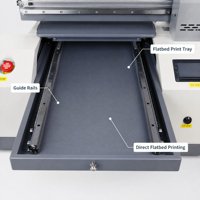 Impresora UV A3 de Cama Plana, Mini Impresora UV con Área de Impresión de 300x420mm, Cabezal de Impresión 4720, USB, AC220V, para Vidrio, Acrílico, Letreros y Regalos