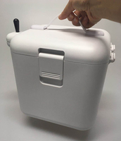 Lot de 6 glacières portables écologiques en plastique pour bière en canette, distributeur de bière pour pique-nique, plage, sports de plein air
