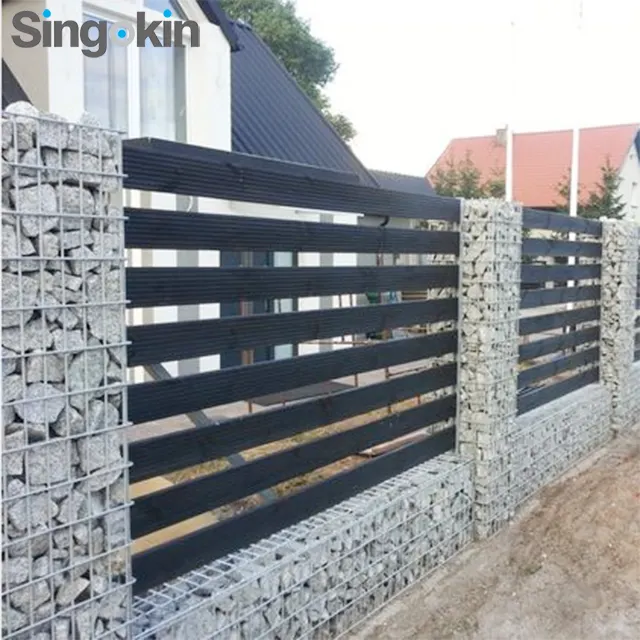 20Cm 30Cm Mạ Kẽm U Hình Dạng Sắt Gabion Giỏ Hộp Màn Hình Vườn Hàng Rào Panel Trang Trí Tường Xây Dựng