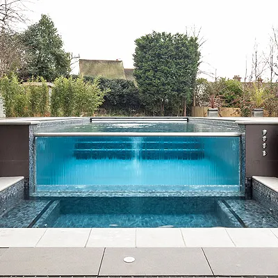 La migliore vendita ecologica tetto acrilico trasparente impermeabile piscina in fibra di vetro