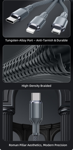 Cable de Carga Universal 3 en 1 LavaFast - Product Image 3