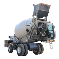 Powston Neuer Kleiner 6,5cbm Selbstladender Betonmischer-LKW mit Motorlager & Getriebe zum Verkauf