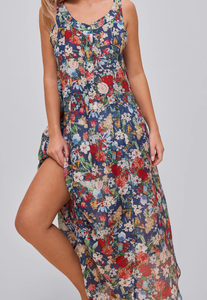 Set Pigiama Personalizzato con Logo per Donna, Camicia da Notte Femminile Stampata, Abiti Casual, Camicie da Notte in Voile di Cotone Plissettato con Motivi Floreali - Product Image 2