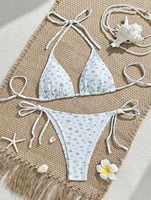 Ensemble bikini deux pièces taille haute push-up pour femme, grande taille, personnalisé OEM/ODM - Maillot de bain amincissant effet ventre plat