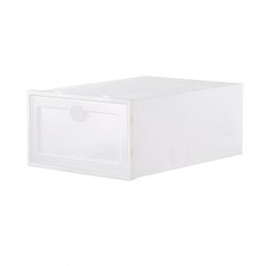 Plastic Clear Shoe <b>Box</b> Stackable Shoes Organizer Magnetic <b>Foldable</b> Case Transparent Shoe Organizer - Product Image 1