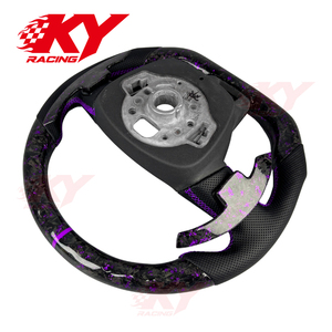 Accesorios para Automóviles Audi A6 S6 A7 S7 A8 S8 Avant Allroad quattro RS6 RS7 2019-2026, Volante Personalizado de Fibra de Carbono y Cuero - Product Image 4