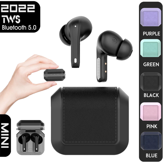 U1 Macaron Type c True Wireless Stereo Bass Earbud in Ear Headset Small Waterproof BT 5.0 Headphone Portable Mini TWS Earphones