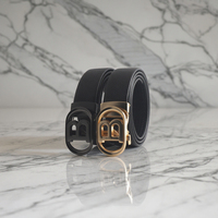 Ceinture formelle élégante en PU avec boucle en alliage durable, largeur 3,5 cm, longueur 120 cm, accessoire personnalisé