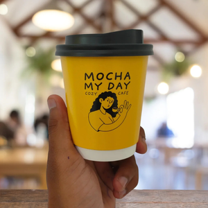Tasse à café HALAL en <span class=keywords><strong>carton</strong></span> à emporter avec LOGO personnalisé de 6oz 8oz 12oz pour boisson chaude tasse à café jetable simple à double paroi en papier avec couvercle - Product Image 3