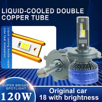 Ampoule LED H4 H11 pour mise à niveau des phares de véhicule, 140W 14000LM 6000K, blanc froid, phare de voiture LED