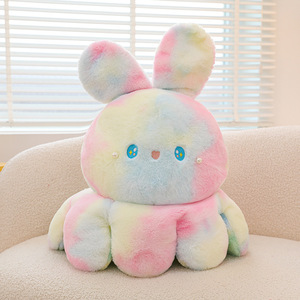 Cuscino Bifacciale Super Morbido con Motivi Carini (Polpo, Coniglio, Orso, Principessa) per Anniversario, Cambia <span class=keywords><strong>Faccia</strong></span>, Colorato, Antistress, Lavabile - Product Image 5