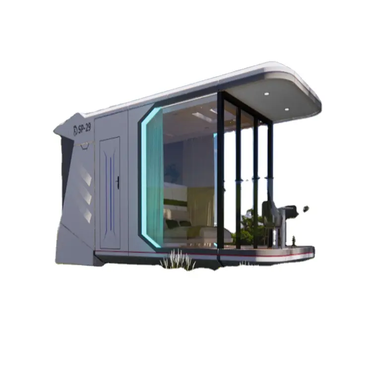 2024 Modern Garden Solar-Powered Prefab House Container Module Space Capsule House Innovative Container Houses