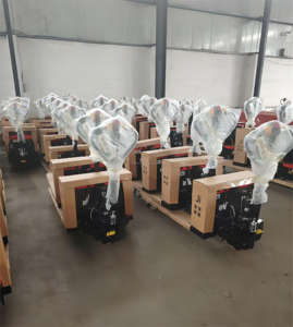 Transpalette électrique de 2.5 tonnes avec nouvelle batterie au lithium Capacité de 2500kg 5500lb pour les machines dans les ateliers d'impression - Product Image 2