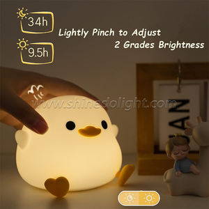 <span class=keywords><strong>Doudou</strong></span> Duck Lampe de nuit LED transfrontalière Lumière d'ambiance avec capteur pour chambre à coucher Chevet Chargement Compagnon Conception brevetée - Product Image 2