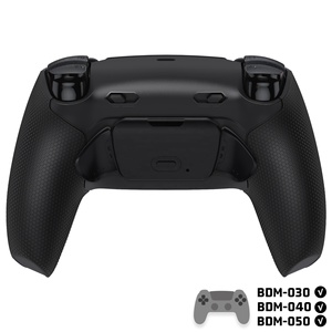 Rubberized Black Remappable Back Button RISE Plus MAX Back Paddle Kit with Click Trigger Stops for PS5 <b>Controller</b> BDM030/040/050 - Product Image 2