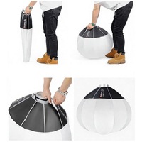 Meilleure boîte à lumière sphérique pliable KQ-65 de 26 pouces, diffuseur de flash en forme de boule, monture Bowens, pour studio vidéo