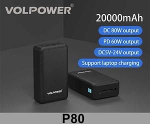 <span class=keywords><strong>PD</strong></span> 60W Portable USB C Ordinateur Portable Power Bank Notebook <span class=keywords><strong>Powerbank</strong></span> 200000mah 5-24V Power Bank pour Macbook - Product Image 1