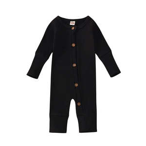 Mono de Invierno para Bebé de Alta Calidad, Pijama de Manga Larga de Color Sólido, Ropa de Bebé 100% Algodón - Product Image 3