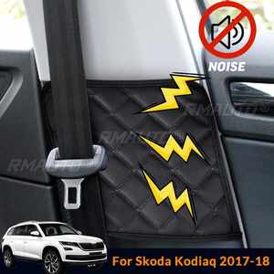 2X asiento de coche cinturón de seguridad almohadilla protectora Crash Mat cubierta coche estilo Auto accesorios interiores para <span class=keywords><strong>Skoda</strong></span> <span class=keywords><strong>Kodiaq</strong></span> <span class=keywords><strong>2017</strong></span> 2018 - Product Image 1