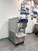 Máquina Comercial para Hacer Gelato Italiano de un Solo Sabor, Congelador Vertical Continuo de Lotes Ajustable para Helado Duro