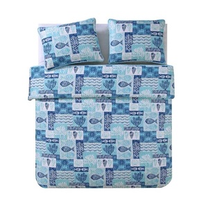 Venta al por mayor personalizado floral impreso juegos de edredón fundas de almohada a granel comprar <span class=keywords><strong>precio</strong></span> barato uso del hotel en casa con patrones de puntadas personalizadas - Product Image 4