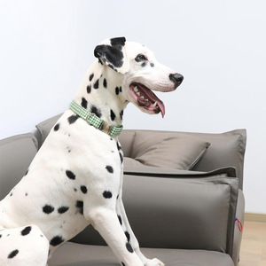 Collares Ajustables de Tela para Mascotas, <span class=keywords><strong>Collar</strong></span> de Seersucker para Perro, Duradero, Lindo y Cómodo con Hebilla de Metal - Product Image 6