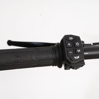 Trottinette électrique tout-terrain à double moteur, pliable, 2 roues, pour adulte, pneus larges de 10 pouces, batterie amovible, étanche, LED, 55 km/h, double