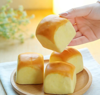 Jouet à presser Hawaï Toast en PU souple et moelleux, à rebond lent, anti-stress et de décompression, best-seller, vente en gros, unisexe, tous âges