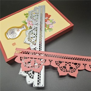 2024 nouveau personnalisé dentelle bord bordure métal matrices de dé<span class=keywords><strong>coupe</strong></span> découpé moule décoration Scrapbook papier artisanat couteau moule lame - Product Image 3
