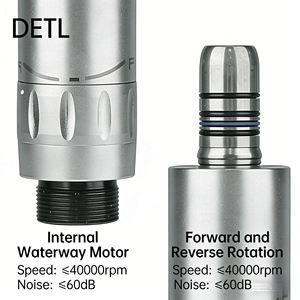 Best verkochte tandheelkundige handstukkenset nieuw design <span class=keywords><strong>contra</strong></span>-hoek lage snelheid turbine handstuk aluminium & roestvrij staal 1 jaar garantie - Product Image 4