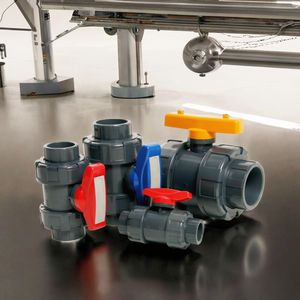 2 & 3 तरीका 1/2 इंच cpvc गेंद वाल्व के साथ तितली हैंडल मैनुअल पानी नियंत्रण ओएम अनुकूलन अनुकूलन योग्य - Product Image 2