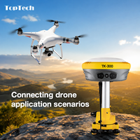 Récepteur GNSS de haute précision RTK GPS GNSS TopTech TK200+TK300 Rover Base GNSS RTK avec caméra, ensemble complet de récepteur GPS RTK