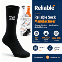 Chaussettes de sport décontractées personnalisées pour hommes et femmes, antidérapantes et ajustées au corps, vente en gros, fabrication OEM pour l'automne