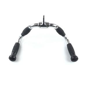 ケーブルアタッチメントラバーカバーグリップ上腕三頭筋プレスダウンカールプルダウン回転ハンガーマルチエクササイズバー - Product Image 2