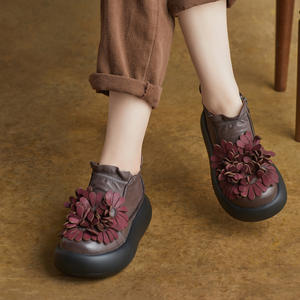 Botines de Plataforma con Cordones y Cierre Trasero de PU para Mujer, Zapatos de Verano con Plataforma y Cuña Alta, Antideslizantes y de Secado Rápido - Product Image 2