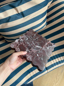 Popular Natural Purple Square Scalloped <strong>Marble</strong> <strong>Tray</strong> Plate Dish Storage <strong>Tray</strong> Custom Jewelry <strong>Marble</strong> <strong>Tray</strong> - Product Image 6